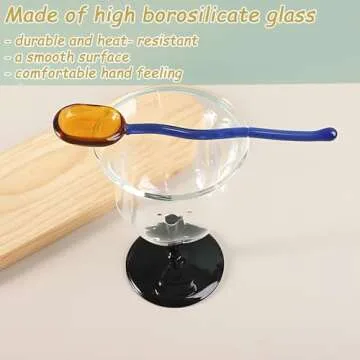 Turbokey Glass Spoons - Stylish Stirring for All Beverages