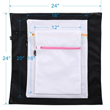 BAGAIL 5-Piece Mesh Laundry Bag Set for Delicates
