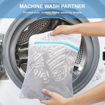 BAGAIL 5-Piece Mesh Laundry Bag Set for Delicates