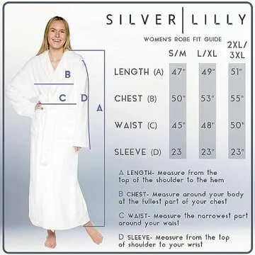 Luxurious Women's Plush Fleece Bath Robe for Comfort