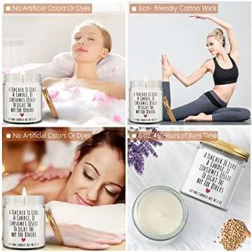 CORCUP Teacher Appreciation Gift Sets from Student - Thank You Teacher Gifts Basket for Women, Graduation Season Back to School Gift, Christmas Thank You Gift for Best Teacher of Daycare Preschool