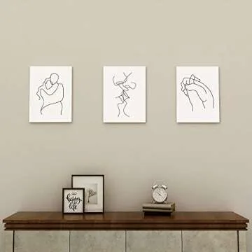 Gronda Wall Art Minimalist Canvas Prints for Home