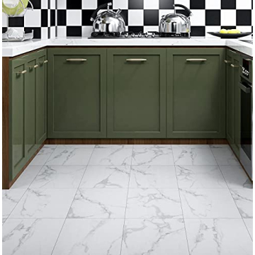 Livelynine 32-Pack Peel and Stick Vinyl Flooring Tiles