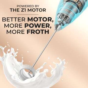 Zulay Powerful Milk Frother - Ultimate Home Coffee Mixer