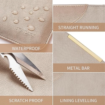 KALIDI 13.3-14 inch Laptop Sleeve Case Faux Suede Leather for 13.3 13.5 13.6 14 inches MacBook Air Pro Retina 13"-14" Surface Pro with Pouch