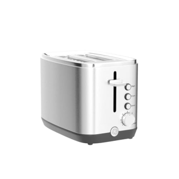 GE 2 Slice Stainless Steel Toaster Extra Wide Slots