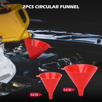22-Piece No-Spill Coolant Funnel Kit for All Vehicles