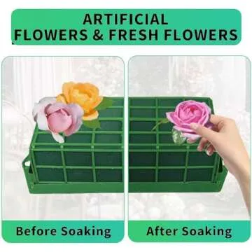 TBPA Floral Foam Cage Flower Holder with Floral Foam for Fresh Flowers Artificial Flowers for Table Centerpiece Floral Arrangement,Wedding Holiday Christmas Decorations(Floral Tape x2,Floral Wire x20)