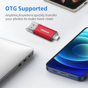 THKAILAR USB C 128GB Flash Drive - Dual Compatibility