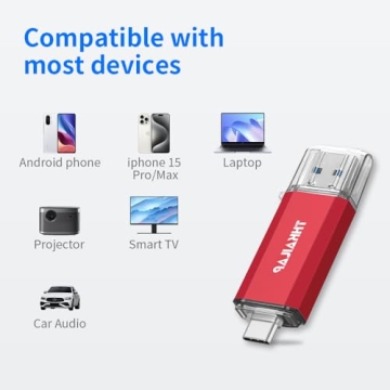 THKAILAR USB C 128GB Flash Drive - Dual Compatibility
