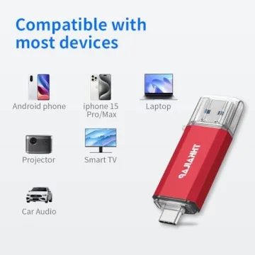 THKAILAR USB C 128GB Flash Drive - Dual Compatibility