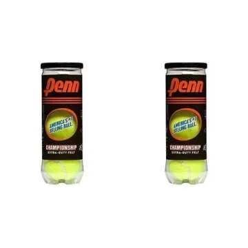Penn Championship High Altitude Tennis Balls - 6 Pressurized Felt Balls (2 Cans)