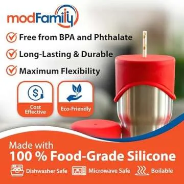 Universal Silicone Cup Covers for All Drinks Sizes