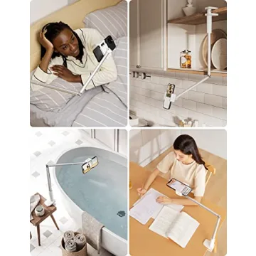 Viozon Phone Holder Adjustable Long Arm Universal Stand