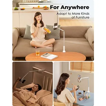 Viozon Phone Holder Adjustable Long Arm Universal Stand