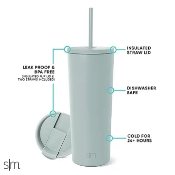 Simple Modern Insulated Tumbler | 24oz Reusable Travel Mug