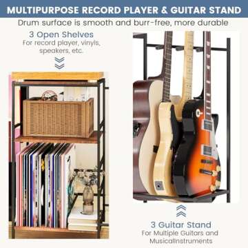 Arbcoler Guitar Stand for Acoustic & Electric Guitars Display