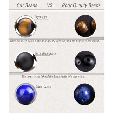 Hamoery Men Women 8mm Lava Rock 7 Chakra Beads Chakra Bracelet Braided Rope Natural Stone Yoga Bracelet Bangle