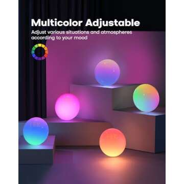 Dekala Smart Sunrise Alarm Clock Sound Machine, Low-Power Bluetooth Speaker Ambient Wake-up Light, Sleep White Noise Sound Nursery Night Light for Adult Heavy Sleepers, Button/App, Ideal for Gift