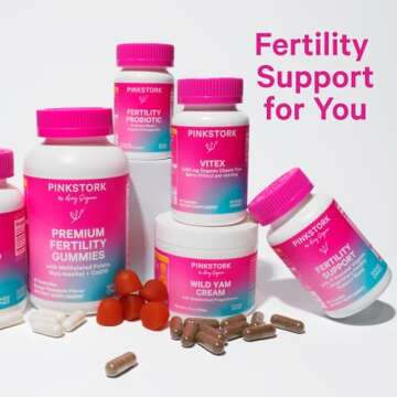 Pink Stork Maca Root Capsules - Hormone & Fertility Support