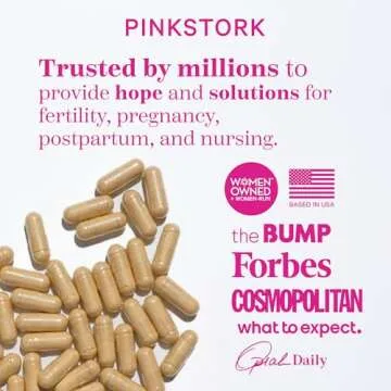 Pink Stork Maca Root Capsules - Hormone & Fertility Support