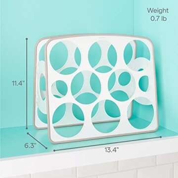 YouCopia BottleStand Travel Mug and Water Bottle, One Size (Pack of 1), White