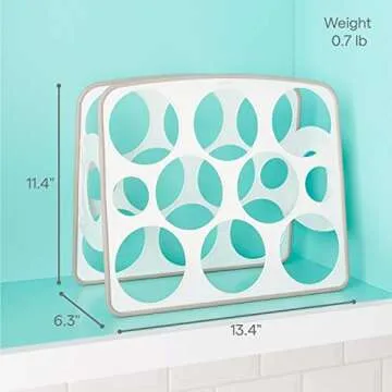 YouCopia BottleStand Travel Mug and Water Bottle, One Size (Pack of 1), White