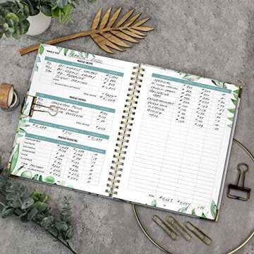Easy to Use Monthly Budget Planner - 12 Month Financial Organizer with Expense Tracker Notebook - Mo...