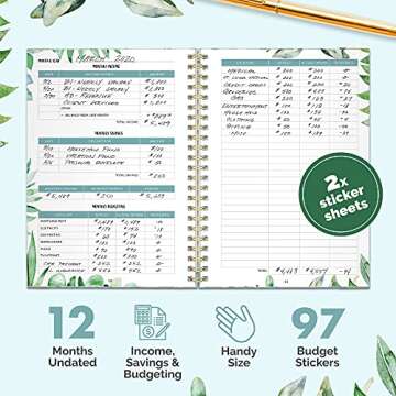 Monthly Budget Planner - 12 Month Financial Organizer