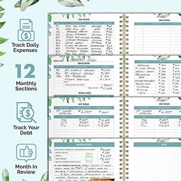 Monthly Budget Planner - 12 Month Financial Organizer