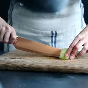 Champagne Gold Knife Set - 6 Pieces Sharp Kitchen Knives