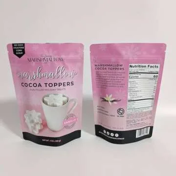 Gourmet Snowflake Marshmallows for Hot Chocolate & Gifts