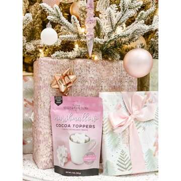 Gourmet Snowflake Marshmallows for Hot Chocolate & Gifts