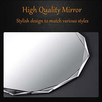 Buy SNUGACE Beveled Edge Frameless Bathroom Mirror