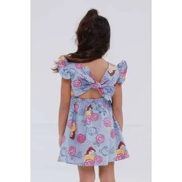 Disney Floral Chambray Skater Dress for Kids