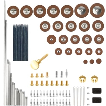 Alto Saxophone Repair Kit,118 Pcs Alto Saxophone Repair Parts Replacement Tools set,Woodwind Musical...