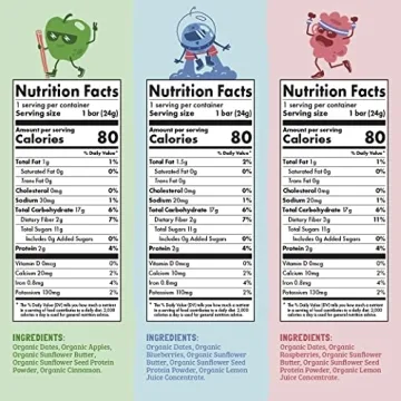 Skout Organic Kids Snack Bar Variety Pack - Healthy & Delicious