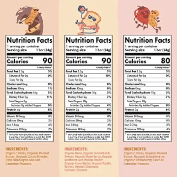 Skout Organic Kids Snack Bar Variety Pack - Healthy & Delicious