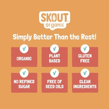 Skout Organic Kids Snack Bar Variety Pack - Healthy & Delicious