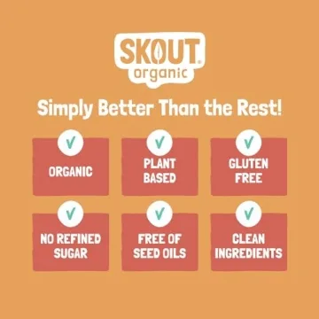 Skout Organic Kids Snack Bar Variety Pack - Healthy & Delicious