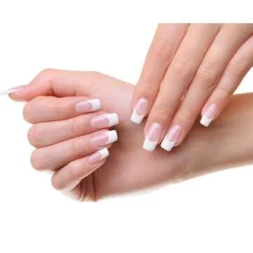 AORAEM False Nail Tips 500PCS Lady French Artificial Fake Nails Natural Square Press on Nails for Acrylic Nails Professional