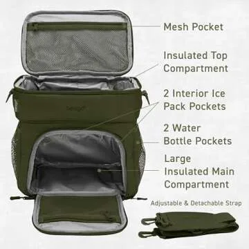 Bentgo Prep Deluxe Insulated Multimeal Bag for Adults