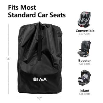 Elaia Car Seat Travel Bag: Waterproof & Spacious for Air Travel