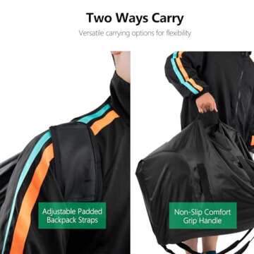 Elaia Car Seat Travel Bag - Waterproof, Large Capacity