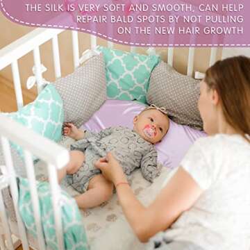 Hosuly Satin Bassinet Sheets - Soft, Stylish, Comfortable