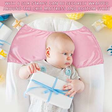 Hosuly Satin Bassinet Sheets - Soft, Stylish, Comfortable
