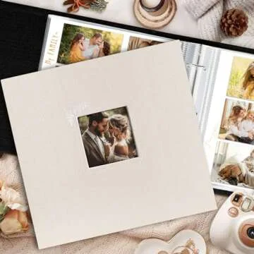 Lanpn Scrapbook Photo Album 12x12 with Top Load Design