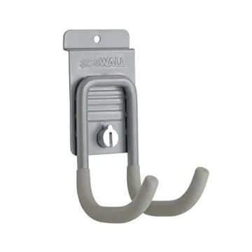 StoreWALL Heavy Duty Small Slatwall Cradle Hook with CamLok - Durable 4 Pack