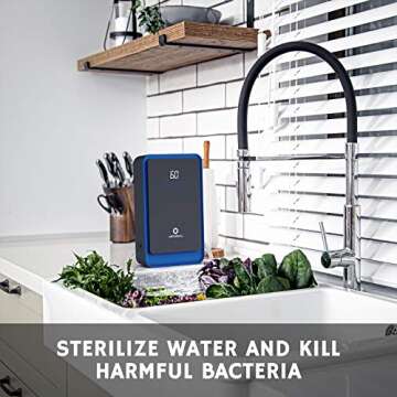 Airthereal AH1000 Portable Ozone Machine for Water and Air - 1000 mg/h, Multipurpose Liquid Ozonator with Negative Ion and Timer