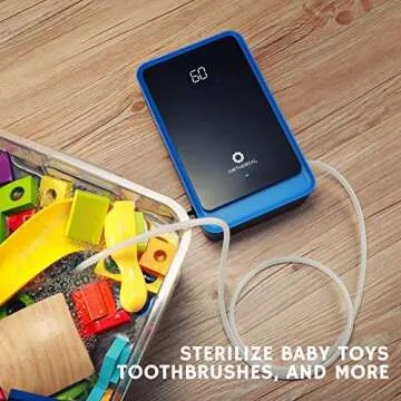 Airthereal AH1000 Portable Ozone Machine for Water and Air - 1000 mg/h, Multipurpose Liquid Ozonator with Negative Ion and Timer